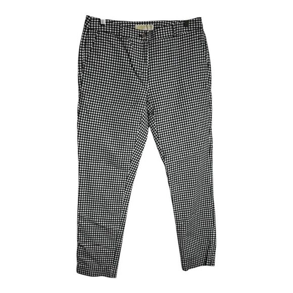 Michael Kors Gingham Pants Mid Rise Size 6 - Picture 1 of 7